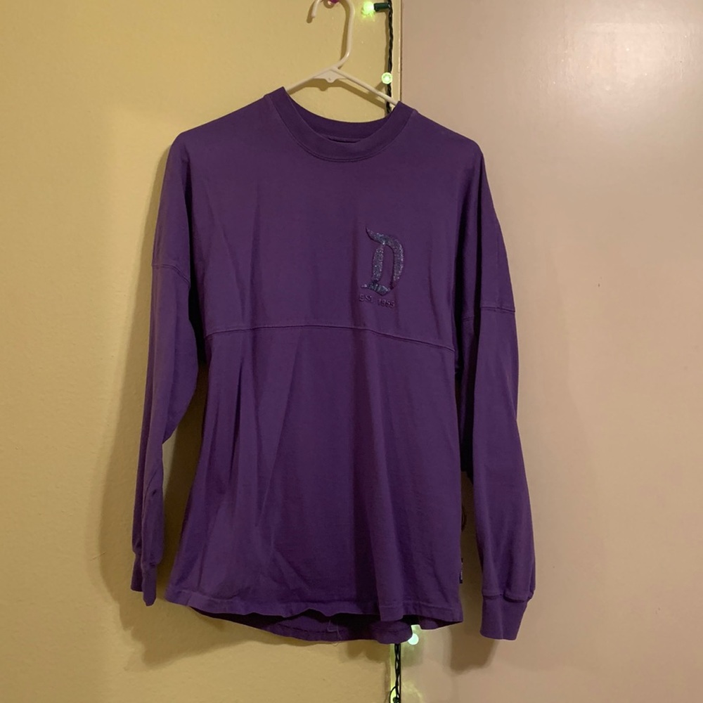 Disney purple glitter spirit jersey